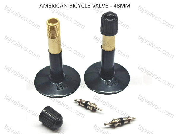 American Bicycle Valve 48mm American Bicycle Valve 48mm, Tyre valve, Tube valve, nalki valve, Butyl rubber, Tubeless valve